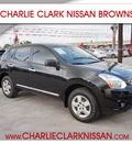 nissan rogue 2012 super black gasoline 4 cylinders front wheel drive automatic 78520