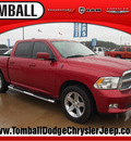 dodge ram 1500 2009 red st gasoline 8 cylinders 2 wheel drive automatic 77375