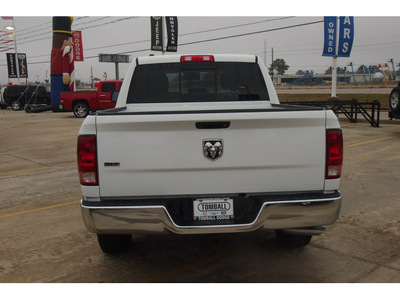 ram 1500 2013 white slt flex fuel 6 cylinders 2 wheel drive automatic 77375