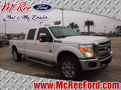 ford f 350 2012 white super duty biodiesel 8 cylinders 4 wheel drive automatic with overdrive 77539
