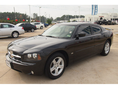 dodge charger 2010 black sedan sxt gasoline 6 cylinders rear wheel drive automatic 77375