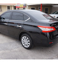 nissan sentra 2013 black sedan sv gasoline 4 cylinders front wheel drive automatic 78520