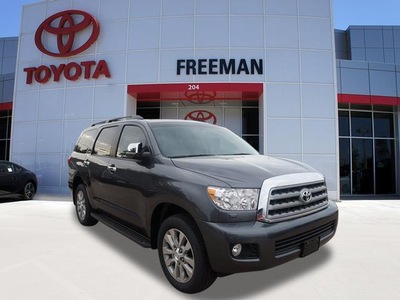 toyota sequoia 2013 gray suv limited gasoline 8 cylinders 2 wheel drive 6 speed automatic 76053