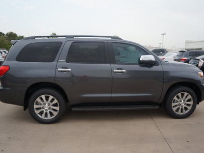 toyota sequoia 2013 gray suv limited gasoline 8 cylinders 2 wheel drive 6 speed automatic 76053