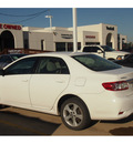 toyota corolla 2012 white sedan le gasoline 4 cylinders front wheel drive automatic 77375
