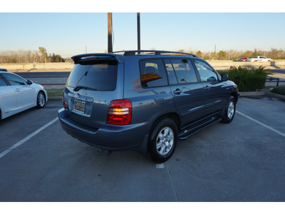 toyota highlander 2002 dk  blue suv limited gasoline 6 cylinders front wheel drive automatic 77546