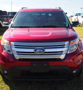 ford explorer 2014 red suv xlt flex fuel 6 cylinders 2 wheel drive automatic with overdrive 77864