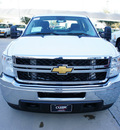 chevrolet silverado 2500hd 2014 white work truck diesel 8 cylinders 4 wheel drive automatic 76051