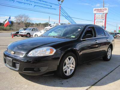 chevrolet impala 2007 black sedan lt gasoline 6 cylinders front wheel drive automatic 77379