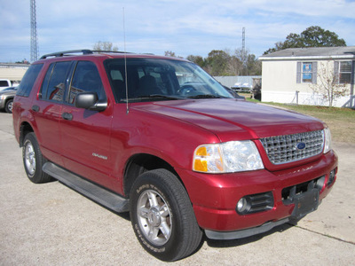 ford explorer 2004 red suv xlt flex fuel 6 cylinders 4 wheel drive automatic 77379