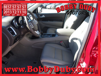 dodge durango 2013 red suv crew gasoline 6 cylinders all whee drive automatic 79110
