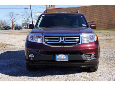 honda pilot 2014 dk  red suv ex l w navi gasoline 6 cylinders front wheel drive automatic 75606