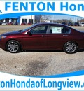 honda accord 2014 dk  red sedan sport gasoline 4 cylinders front wheel drive cont  variable trans  75606