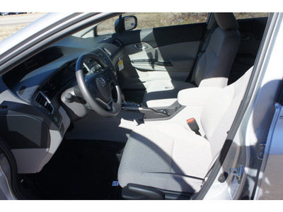 honda civic 2014 silver sedan lx gasoline 4 cylinders front wheel drive cont  variable trans  75606