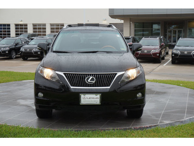 lexus rx 350 2011 black suv gasoline 6 cylinders front wheel drive shiftable automatic 77074