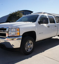 chevrolet silverado 2500hd 2014 white work truck 8 cylinders automatic 76051