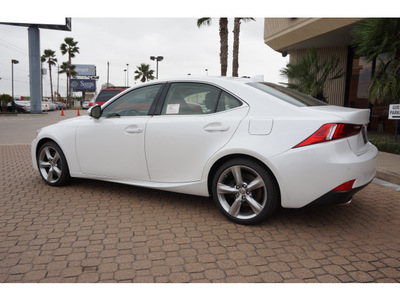 lexus is 350 2014 white sedan gasoline 6 cylinders rear wheel drive 8 speed 77546