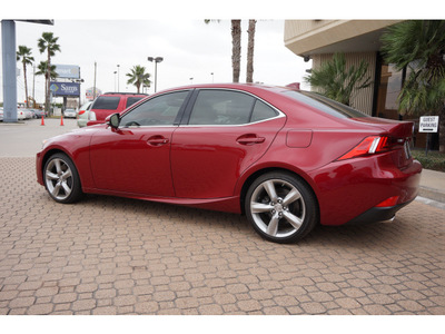 lexus is 350 2014 red sedan gasoline 6 cylinders rear wheel drive 8 speed 77546