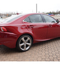 lexus is 350 2014 red sedan gasoline 6 cylinders rear wheel drive 8 speed 77546