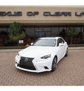 lexus is 250 2014 white sedan gasoline 6 cylinders rear wheel drive automatic 77546