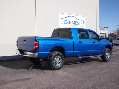 dodge ram 1500 2007 blue slt gasoline 8 cylinders 4 wheel drive automatic 79407