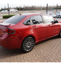 ford focus 2010 red sedan ses gasoline 4 cylinders front wheel drive manual 77546