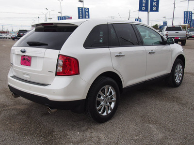 ford edge 2011 white sel gasoline 6 cylinders front wheel drive automatic 77375