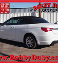 chrysler 200 convertible 2013 white touring gasoline 4 cylinders front wheel drive automatic 79110