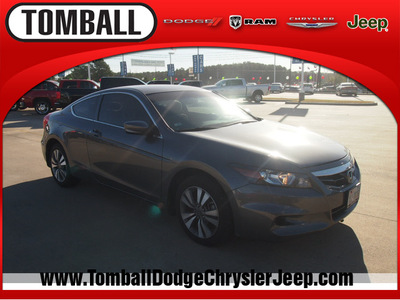 honda accord 2012 dk  gray coupe lx s gasoline 4 cylinders front wheel drive automatic 77375