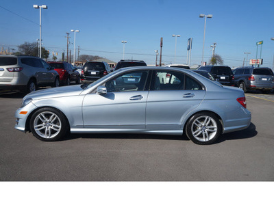 mercedes benz c class 2013 silver sedan c250 sport gasoline 4 cylinders rear wheel drive shiftable automatic 78216