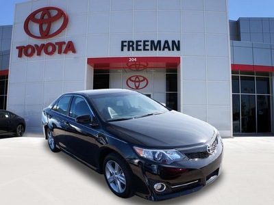 toyota camry 2014 black sedan se gasoline 4 cylinders front wheel drive 6 speed automatic 76053
