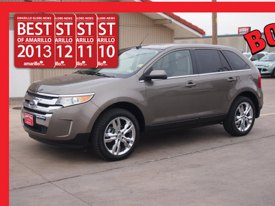 ford edge 2013 dk  gray limited gasoline 6 cylinders front wheel drive automatic 79110