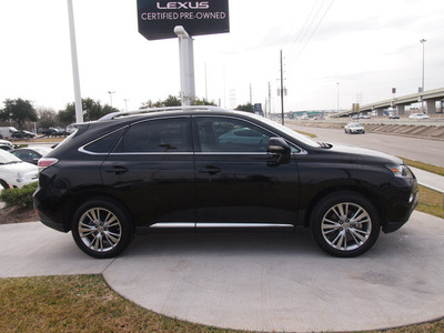 lexus rx 350 2013 black suv gasoline 6 cylinders front wheel drive automatic 77074