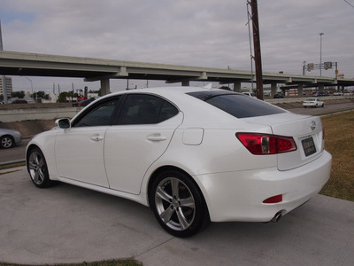 lexus is 250 2012 white sedan gasoline 6 cylinders rear wheel drive automatic 77074