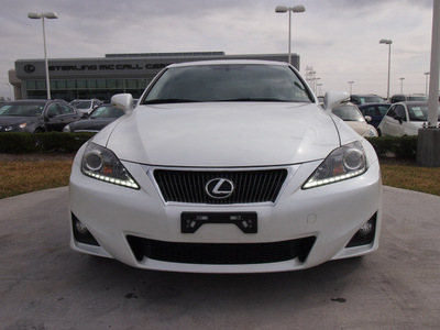 lexus is 250 2012 white sedan gasoline 6 cylinders rear wheel drive automatic 77074