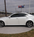 lexus is 250 2012 white sedan gasoline 6 cylinders rear wheel drive automatic 77074