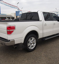 ford f 150 2011 white lariat gasoline 6 cylinders 2 wheel drive 6 speed automatic 77375