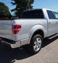 ford f 150 2013 silver lariat flex fuel 8 cylinders 2 wheel drive automatic 77375