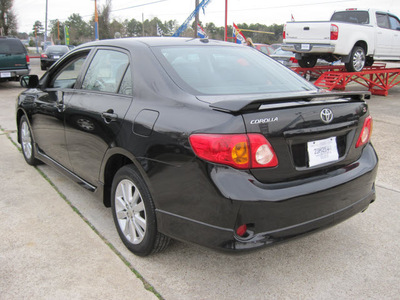 toyota corolla 2010 black sedan s gasoline 4 cylinders front wheel drive automatic 77379