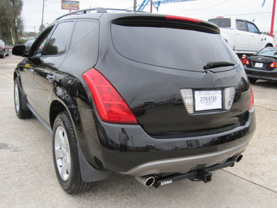 nissan murano 2005 black suv gasoline 6 cylinders all whee drive automatic 77379