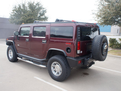 hummer h2 2006 maroon suv 4dr wgn 4wd suv gasoline 8 cylinders 4 wheel drive automatic 76108