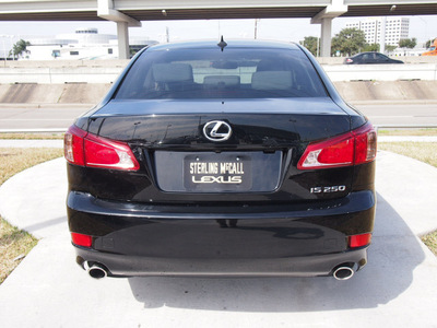 lexus is 250 2012 black sedan gasoline 6 cylinders rear wheel drive automatic 77074