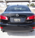 lexus is 250 2012 black sedan gasoline 6 cylinders rear wheel drive automatic 77074