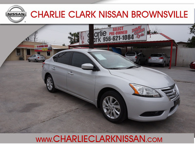 nissan sentra 2013 silver sedan sv gasoline 4 cylinders front wheel drive automatic 78520