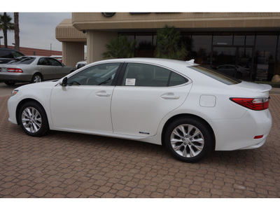 lexus es 300h 2014 white sedan hybrid 4 cylinders cvt 77546