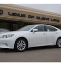 lexus es 300h 2014 white sedan hybrid 4 cylinders cvt 77546