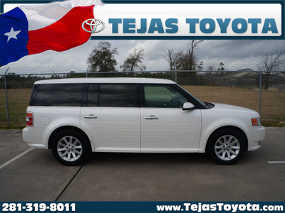 ford flex 2009 white suv sel 6 cylinders automatic 77587