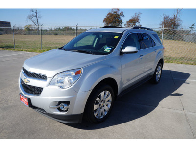 chevrolet equinox 2010 silver suv lt 4 cylinders automatic 77587