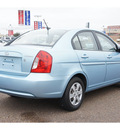hyundai accent 2009 lt  blue sedan gls 4 cylinders automatic 78041