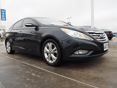 hyundai sonata 2011 blue sedan limited gasoline 4 cylinders front wheel drive automatic 77521